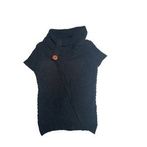 Pronto women's sweater knit turtleneck black